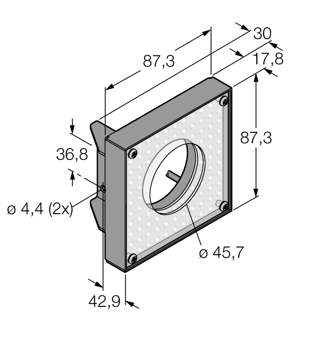 LEDGR80X80W