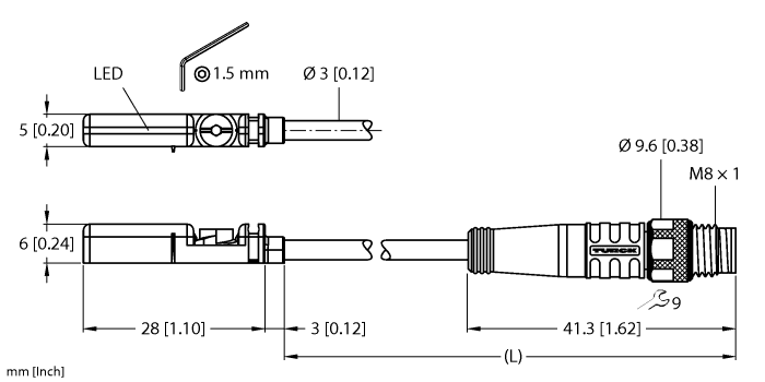 BIM-UNT-AP6X-0.3-PSG3M/S1139