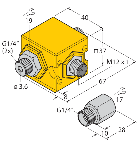 FCIC-G1/4A4P-AP8-H1141/1.0